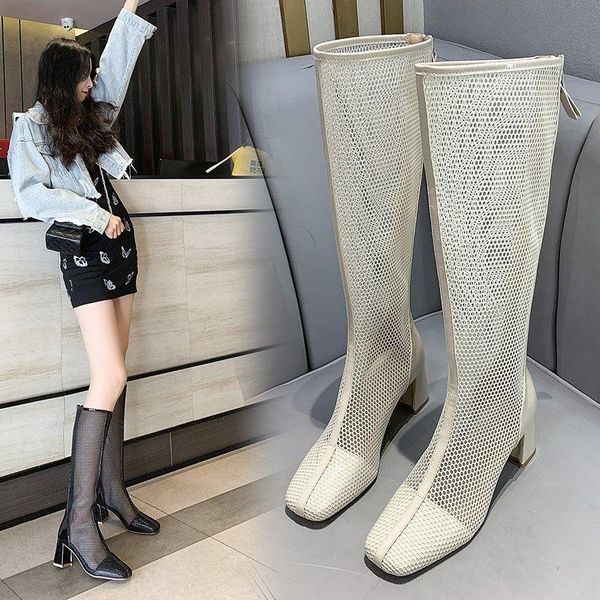 sandals 2021 women's shoes tide summer mesh fashion thick heeled net boots high-heeled luxury, Black
sandals 2021 women's shoes tide summer mesh fashion thick heeled net boots high-heeled luxury, Black