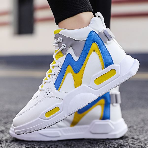 high-leather mens casual shoes non-slip color matching running shoes waterproof comfortable sports shoes tenis masculino
high-leather mens casual shoes non-slip color matching running shoes waterproof comfortable sports shoes tenis masculino