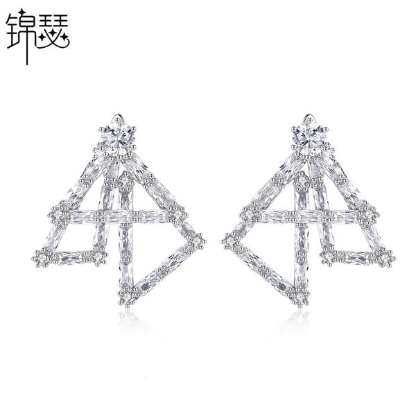 jewelry charm stud dream earrings aaa zircon fashion triangle elements creative women's gift, Golden
jewelry charm stud dream earrings aaa zircon fashion triangle elements creative women's gift, Golden
