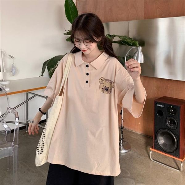 women's t-shirt t-shirts japanese kawaii ladies ulzzang loose bear print female korean harajuku clothes for women, White
women's t-shirt t-shirts japanese kawaii ladies ulzzang loose bear print female korean harajuku clothes for women, White