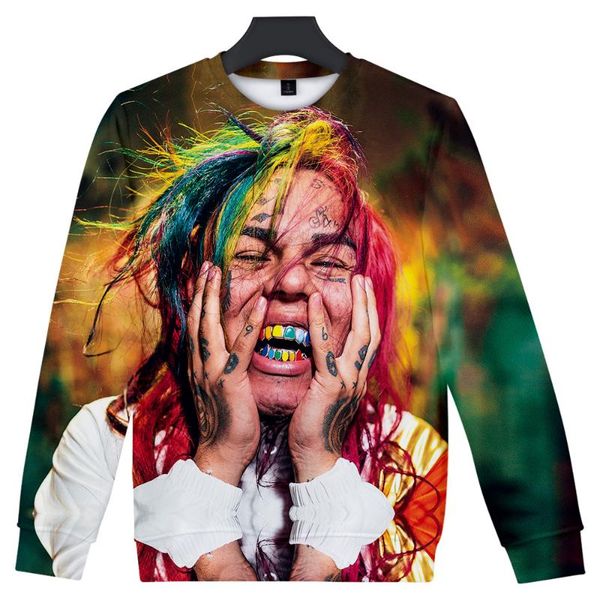 men's hoodies & sweatshirts trendy funny autumn clothes 3d round collar fashion 6ix9ine gooba long sleeve casual men/women, Black
men's hoodies & sweatshirts trendy funny autumn clothes 3d round collar fashion 6ix9ine gooba long sleeve casual men/women, Black
