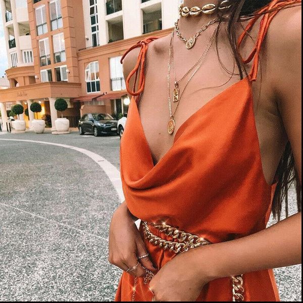 womens dresses satin silk backless bandage deep v neck spaghetti strap lace up party mini dress, Black;gray
womens dresses satin silk backless bandage deep v neck spaghetti strap lace up party mini dress, Black;gray