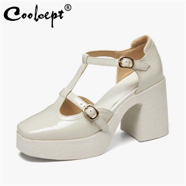 coolcept real leather women sandals buckle strap fashion platform high heels summer shoes woman office lady footwear size 34-39 dress, Black
coolcept real leather women sandals buckle strap fashion platform high heels summer shoes woman office lady footwear size 34-39 dress, Black