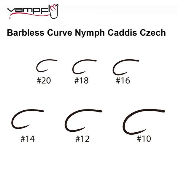 fishing hooks vampfly 20pcs barbless curved nymph caddis czech style tying hook ultra sharp wide gap
fishing hooks vampfly 20pcs barbless curved nymph caddis czech style tying hook ultra sharp wide gap