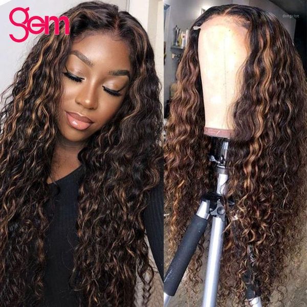water wave wig 13x4 lace front human hair wigs for women gem malaysian m pre plucked with baby remy ombre highlight wigs1, Black;brown
water wave wig 13x4 lace front human hair wigs for women gem malaysian m pre plucked with baby remy ombre highlight wigs1, Black;brown
