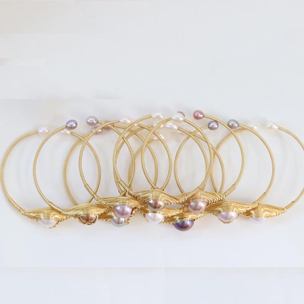 bangle exquisite freshwater pearl winding bracelet comfortable to wear enhance temperament for women charm jewelry gifts, Black
bangle exquisite freshwater pearl winding bracelet comfortable to wear enhance temperament for women charm jewelry gifts, Black
