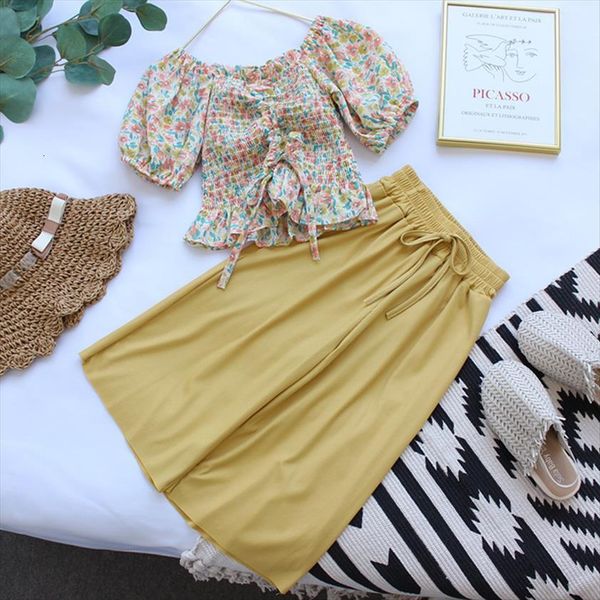 kids girls clothes outfits summer stylish off shoulder floral t shirt wide leg pants 2pcs children clothing 2 7y sets, White
kids girls clothes outfits summer stylish off shoulder floral t shirt wide leg pants 2pcs children clothing 2 7y sets, White