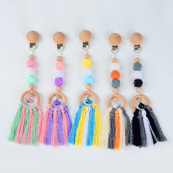 baby pacifier holders clips weaning natural wooden chew accessory tassel pendant accessories silicone teething beads infant feeding kids toy
baby pacifier holders clips weaning natural wooden chew accessory tassel pendant accessories silicone teething beads infant feeding kids toy