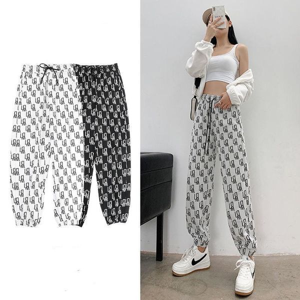 women's t-shirt floral print wide leg pants trousers high waist autumn 2021 fashion casual womens streetwear, White
women's t-shirt floral print wide leg pants trousers high waist autumn 2021 fashion casual womens streetwear, White