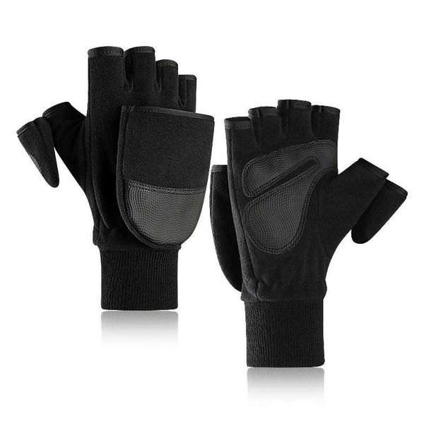 cycling gloves winter fleece warm men's flip bag refers to plus velvet thickening outdoor fingertips touch screen, Black
cycling gloves winter fleece warm men's flip bag refers to plus velvet thickening outdoor fingertips touch screen, Black