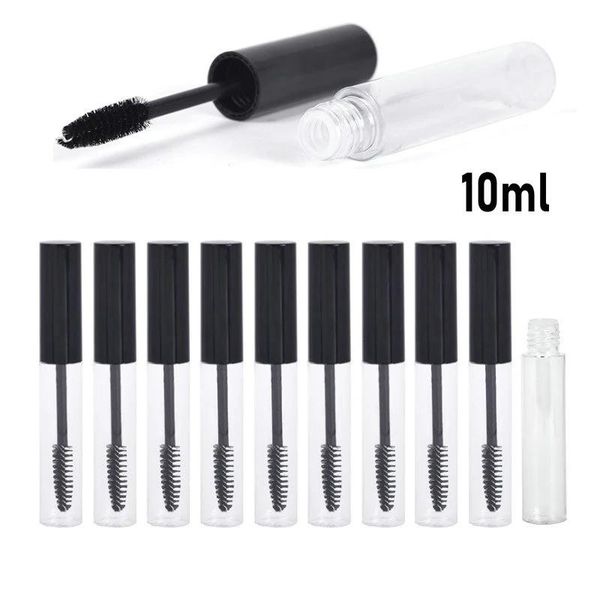 storage bottles & jars 10pcs10ml portable clear mascara tubes with wand packaging liquid eyelash bottle black cap empty refillable cosmetics
storage bottles & jars 10pcs10ml portable clear mascara tubes with wand packaging liquid eyelash bottle black cap empty refillable cosmetics