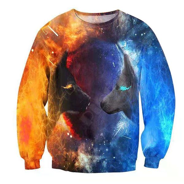 silver wolf pattern men's 3d printing hoodie visual impact party punk goth round neck sweatshirt hoodie, Black
silver wolf pattern men's 3d printing hoodie visual impact party punk goth round neck sweatshirt hoodie, Black