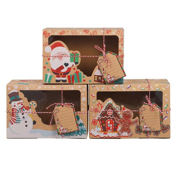 gift wrap pretyzoom 12pcs christmas cookie boxes portable kraft paper candies case party favor holders with rope and card
gift wrap pretyzoom 12pcs christmas cookie boxes portable kraft paper candies case party favor holders with rope and card