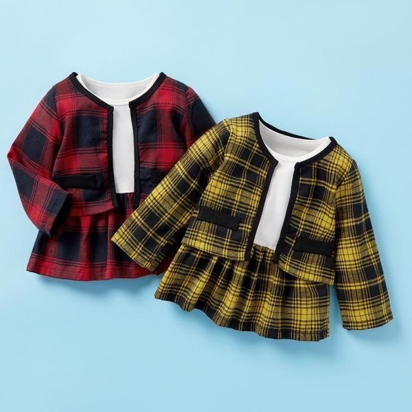 girl's dresses baby girl plaid suit-dress 1023, Red;yellow
girl's dresses baby girl plaid suit-dress 1023, Red;yellow