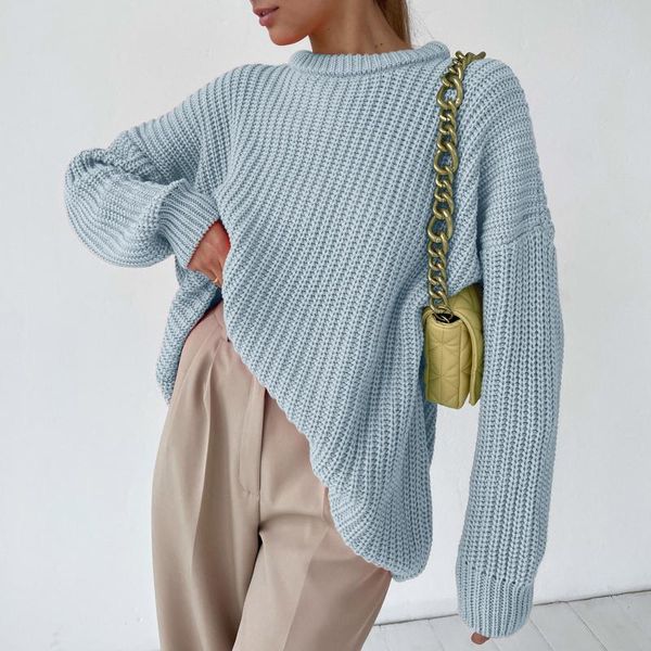 women's sweaters fashion loose knitwear pullovers autumn winter knitted jumper solid color long sleeve o-neck sweater, White;black
women's sweaters fashion loose knitwear pullovers autumn winter knitted jumper solid color long sleeve o-neck sweater, White;black