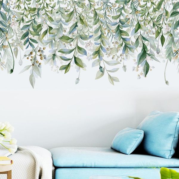 wall stickers green leaves vine for living room bedroom tv sofa background self-adhesive decals removable murals
wall stickers green leaves vine for living room bedroom tv sofa background self-adhesive decals removable murals