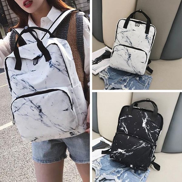 backpack creative women's backpacks canvas vintage large capacity marble travel teenager girls school bag 2021
backpack creative women's backpacks canvas vintage large capacity marble travel teenager girls school bag 2021