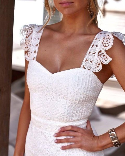 casual dresses 2021 summer women white lace fairy party dress elegant lady bodycon spaghetti strap solid sleeveless long cottagecore, Black;gray
casual dresses 2021 summer women white lace fairy party dress elegant lady bodycon spaghetti strap solid sleeveless long cottagecore, Black;gray