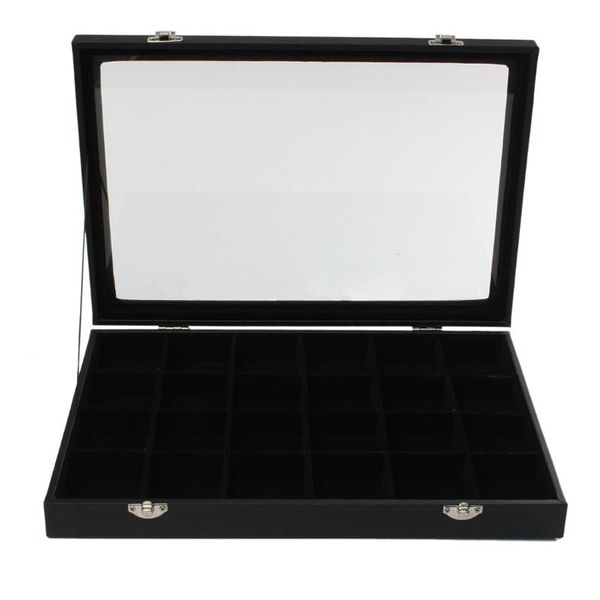 storage boxes & bins css 24 grids glass jewelery earrings tray necklaces bracelets display box
storage boxes & bins css 24 grids glass jewelery earrings tray necklaces bracelets display box