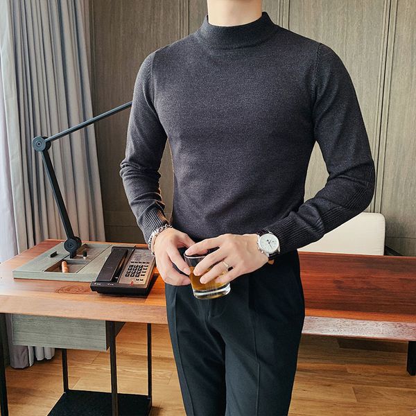 women's sweaters autumn nightgown fashion solid collar long neck high men's clothes all fine game casual fit mesh pull homme r5y7, White;black
women's sweaters autumn nightgown fashion solid collar long neck high men's clothes all fine game casual fit mesh pull homme r5y7, White;black