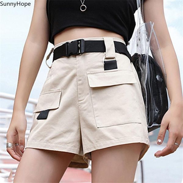 women's shorts women summer with belt fashion casual streetwear femme cargo short trouser pantalon corto mujer verano, White;black
women's shorts women summer with belt fashion casual streetwear femme cargo short trouser pantalon corto mujer verano, White;black