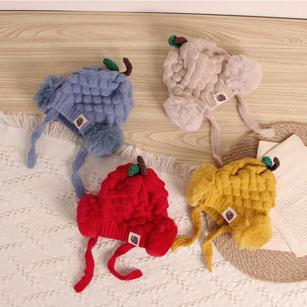 pudcoco baby cap protective fruit hat grape shape round warm plush ears relaxed breathable cute cozy soft lace-up 6-24m caps & hats, Yellow
pudcoco baby cap protective fruit hat grape shape round warm plush ears relaxed breathable cute cozy soft lace-up 6-24m caps & hats, Yellow
