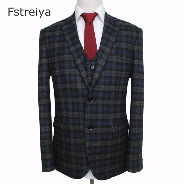 men's suits & blazers custom made men woolen plaid tweed suit mens customized wedding coustume homme slim fit clothing tailored, White;black
men's suits & blazers custom made men woolen plaid tweed suit mens customized wedding coustume homme slim fit clothing tailored, White;black