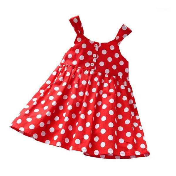 girl's dresses toddler summer slip dress girls sleeveless polka dot print u-shaped neck back button one-piece1, Red;yellow
girl's dresses toddler summer slip dress girls sleeveless polka dot print u-shaped neck back button one-piece1, Red;yellow