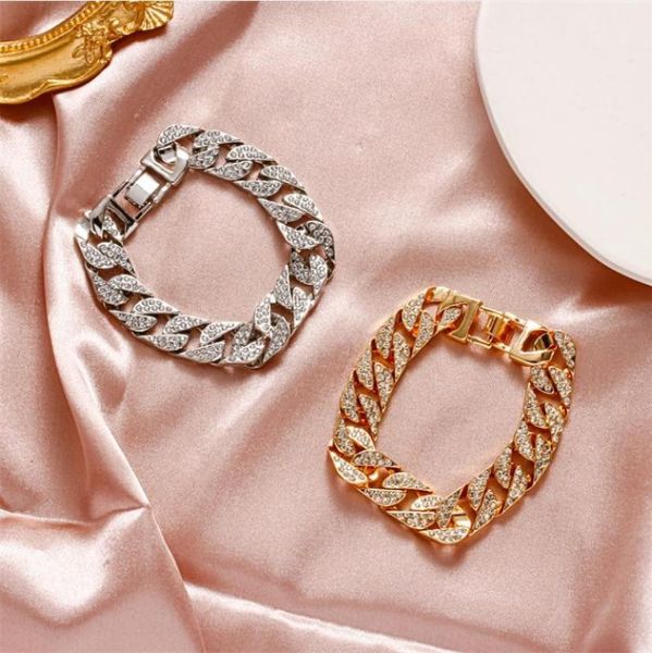 bangle fashion trend crude chain cuba bracelet replenish diamond couple jewelry, Black
bangle fashion trend crude chain cuba bracelet replenish diamond couple jewelry, Black