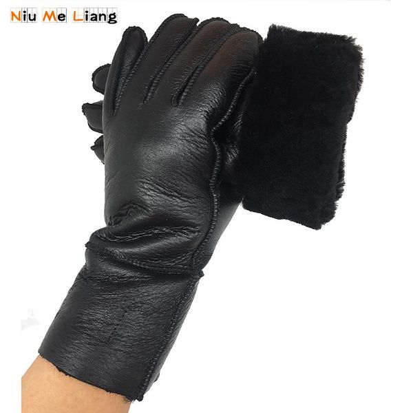 fingerless gloves russian 2021 winter women' 100% real leather sheepskin warm stylish full finger ladies mittens n19, Blue;gray
fingerless gloves russian 2021 winter women' 100% real leather sheepskin warm stylish full finger ladies mittens n19, Blue;gray
