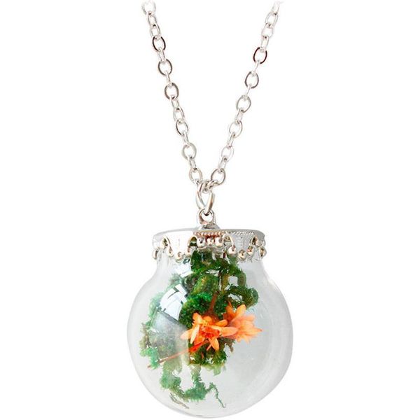 pendant necklaces 1pc necklace glass decor simple dried flower charm jewelry accessories party dress up, Silver
pendant necklaces 1pc necklace glass decor simple dried flower charm jewelry accessories party dress up, Silver