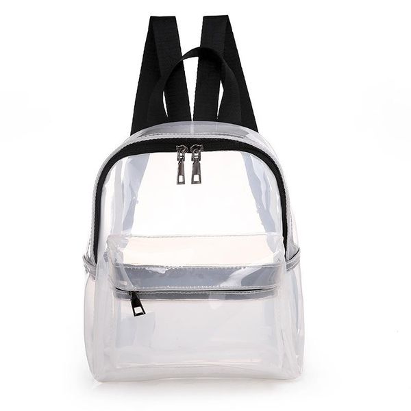 outdoor bags summer tide pvc waterproof transparent shoulder bag large capacity simple jelly backpack female white
outdoor bags summer tide pvc waterproof transparent shoulder bag large capacity simple jelly backpack female white