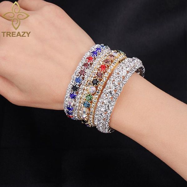 bridal luxury multicolor crystal bangles for women silver/gold color open cuff bracelets &bangles prom wedding jewelry bangle, Black
bridal luxury multicolor crystal bangles for women silver/gold color open cuff bracelets &bangles prom wedding jewelry bangle, Black