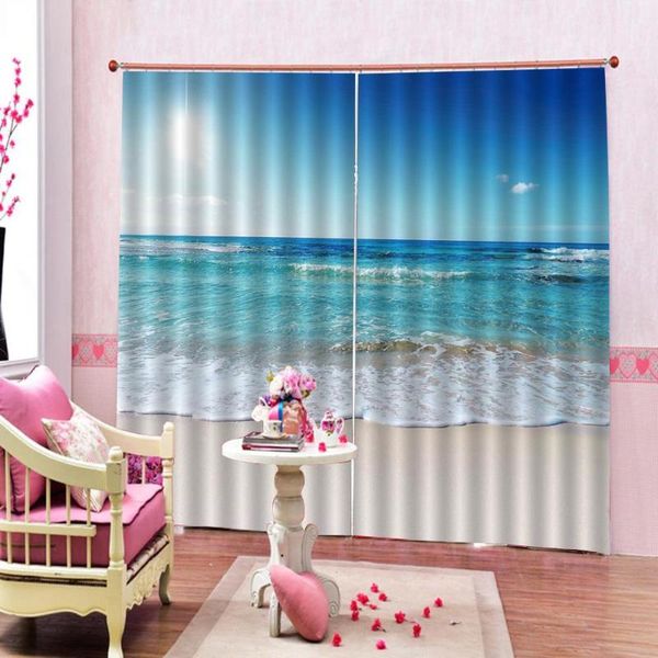 curtain & drapes blue beach curtains window blackout luxury 3d set for bed room living office el
curtain & drapes blue beach curtains window blackout luxury 3d set for bed room living office el