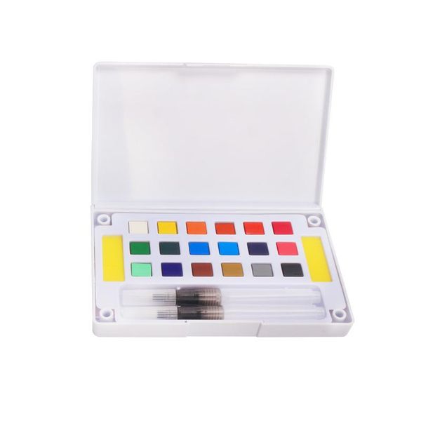 gift sets 18 colors solid watercolor paint painting tools brush set suitable for beginners portable children hand-
gift sets 18 colors solid watercolor paint painting tools brush set suitable for beginners portable children hand-