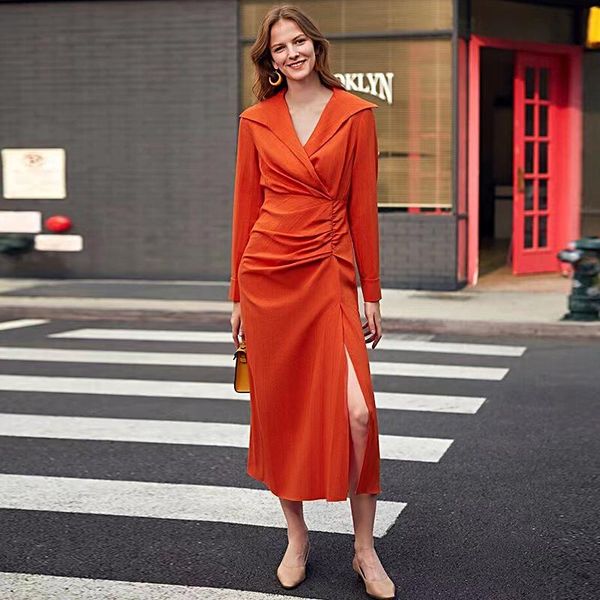 casual dresses designer autumn women's fashion workplace office party vintage elegant chic long sleeve dress, Black;gray
casual dresses designer autumn women's fashion workplace office party vintage elegant chic long sleeve dress, Black;gray