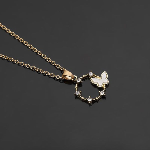 5pcs simple geometric round circle butterfly flower zircon clavicle necklace animal flying bee dragonfly insect jewelry pendant necklaces, Silver
5pcs simple geometric round circle butterfly flower zircon clavicle necklace animal flying bee dragonfly insect jewelry pendant necklaces, Silver