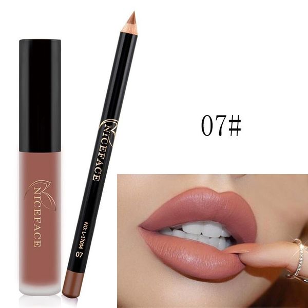 lip gloss waterproof matte 1pc liquid gloss+1pcs liner pencil smooth lipstick long lasting cosmetic makeup kit
lip gloss waterproof matte 1pc liquid gloss+1pcs liner pencil smooth lipstick long lasting cosmetic makeup kit