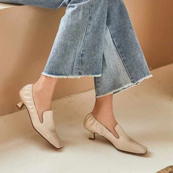 dress shoes high heels women pumps natural genuine leather thick heel glove real square toe office lady size 40, Black
dress shoes high heels women pumps natural genuine leather thick heel glove real square toe office lady size 40, Black