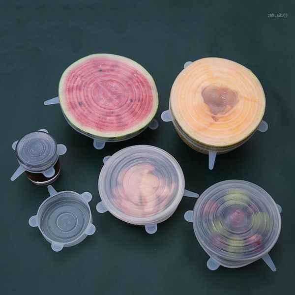 food savers & storage containers 6pcs reusable elastic seal universal silicone wrap fresh keeping lid cover stretch vacuum kitchen tools1
food savers & storage containers 6pcs reusable elastic seal universal silicone wrap fresh keeping lid cover stretch vacuum kitchen tools1
