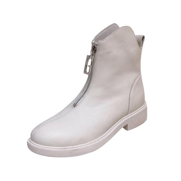 boots riding women's autumn and winter 2021 beige front zipper thick heel short head layer cowhide women, Black
boots riding women's autumn and winter 2021 beige front zipper thick heel short head layer cowhide women, Black
