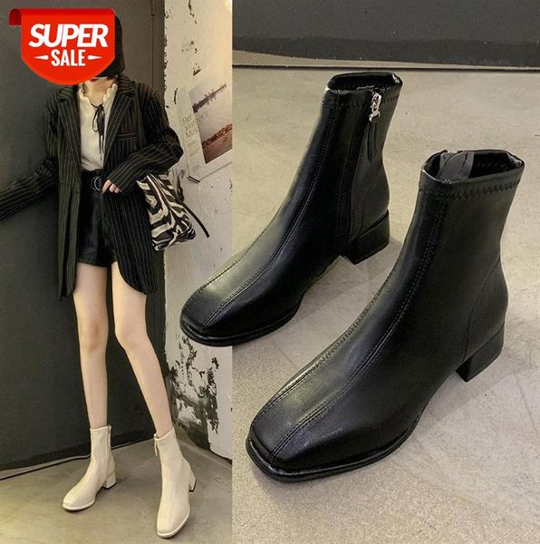 retro martin boots female korean temperament, comfortable mid-heel thin boots, british style short #ku32
retro martin boots female korean temperament, comfortable mid-heel thin boots, british style short #ku32
