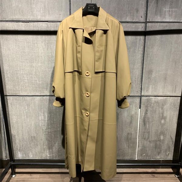 long leather trench ladies real sheepskin coat women natural lambskin outwear women's & faux, Black
long leather trench ladies real sheepskin coat women natural lambskin outwear women's & faux, Black