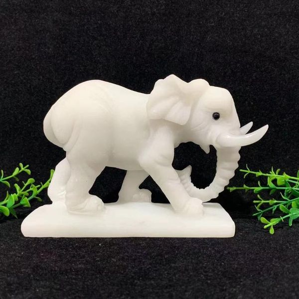 decorative objects & figurines naturel white marble jade hand crafted elephant for gift _xcg
decorative objects & figurines naturel white marble jade hand crafted elephant for gift _xcg