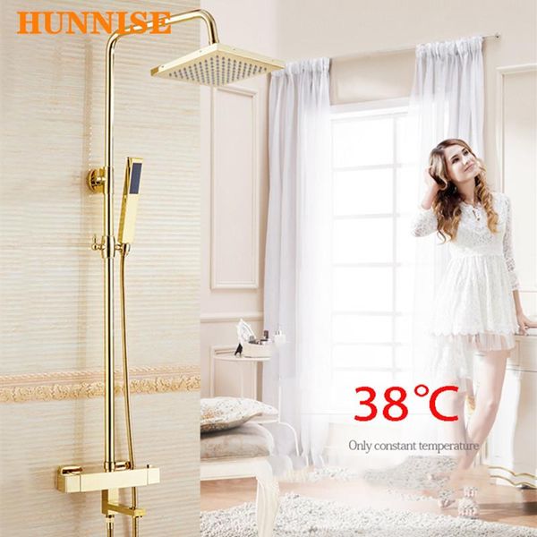 gold thermostatic shower set fashion bathroom fixture solid brass mixer wall mounted system sets
gold thermostatic shower set fashion bathroom fixture solid brass mixer wall mounted system sets