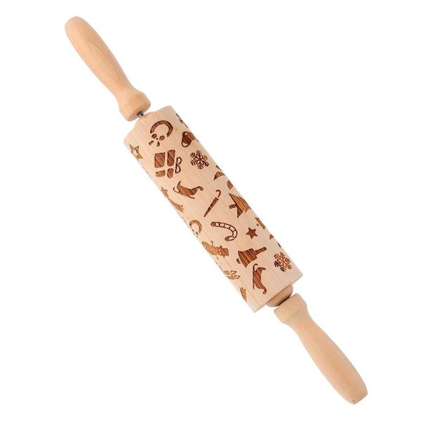rolling pins & pastry boards 1pc christmas printing wooden roller type pin rod baking tool
rolling pins & pastry boards 1pc christmas printing wooden roller type pin rod baking tool