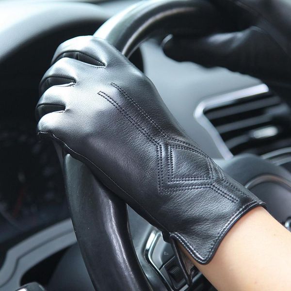 sports gloves real leather lady winter thermal knitted lined lambskin non touchscreen sheepskin women driving 2021 el080nz, Black
sports gloves real leather lady winter thermal knitted lined lambskin non touchscreen sheepskin women driving 2021 el080nz, Black