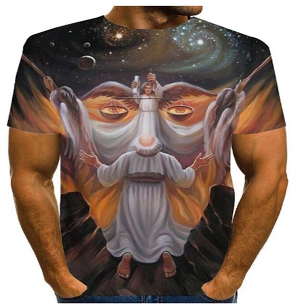 men's t-shirts summer 3d casual slim short sleeve portrait printed pattern streetwear, White;black
men's t-shirts summer 3d casual slim short sleeve portrait printed pattern streetwear, White;black