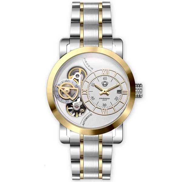 clocks men automatic mechanical quartz dual movement rvs case business classy jurk clock 3043, Slivery;brown
clocks men automatic mechanical quartz dual movement rvs case business classy jurk clock 3043, Slivery;brown
