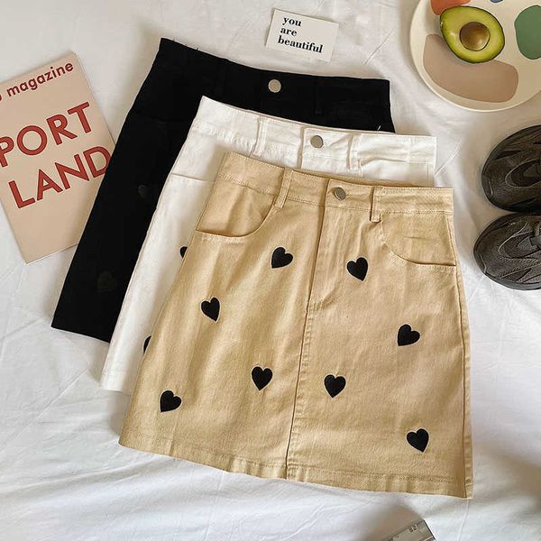 skirts heart embroidery summer mini women high waist korean denim jeans plus size sweet casual pockets a-line cute z230 eob0, Black
skirts heart embroidery summer mini women high waist korean denim jeans plus size sweet casual pockets a-line cute z230 eob0, Black